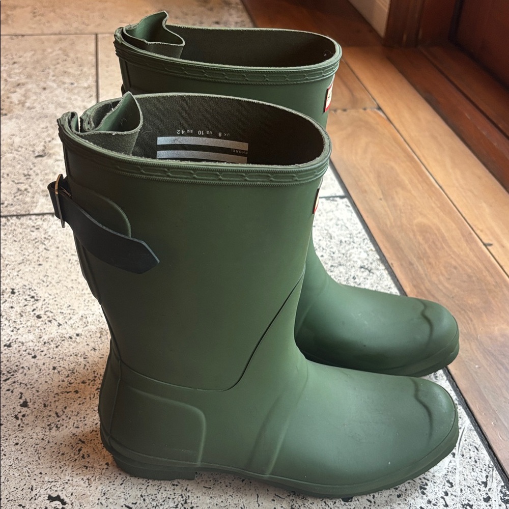 Hunter short green boots - Picture 4 of 6